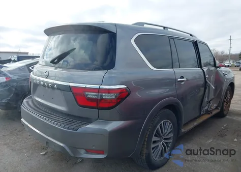 2022 Nissan Armada Sv 4Wd z USA, uszkodzony, nr VIN JN8AY2AD8N9675421